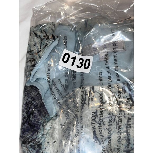 1.State Blue/Gray Abstract Print Crew Neck Women's Mini Dress Size Small - Picture 6 of 6